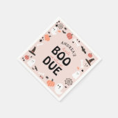 Serviette En Papier Halloween Little Boo est presque dû Baby shower (Coin)