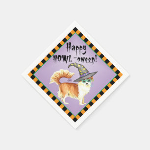 Serviette En Papier Halloween long manteau Chihuahua Napkins