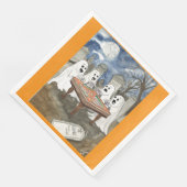 Serviette En Papier Halloween Mahjong (Coin)