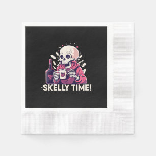 Serviette En Papier halloween mais c'est l'heure de skelly