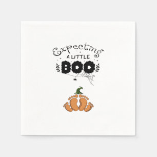 Serviette En Papier Halloween Maman Enceinte Future Maman Attend Petit