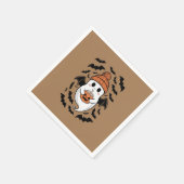 Serviette En Papier Halloween mignon Fantôme automne Éffrayante saison (Coin)