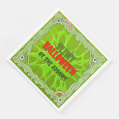 Serviette En Papier Halloween mince (Coin)