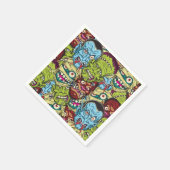 Serviette En Papier Halloween Monster Mash (Coin)