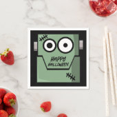 Serviette En Papier Halloween monstre de Frankenstein (En situation)
