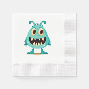 Serviette En Papier Halloween/Monstre/dessin animé
