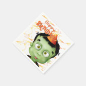 Serviette En Papier Halloween monstre Frankenstein Anniversaire (Coin)