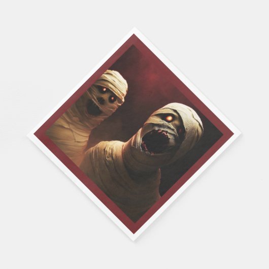 Serviette En Papier Halloween - Mummies 3 (Coin)