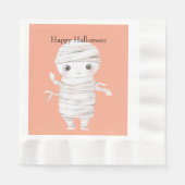 Serviette En Papier Halloween Mummy (Devant)