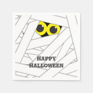 Serviette En Papier Halloween Mummy Costume Party mignonne serviettes