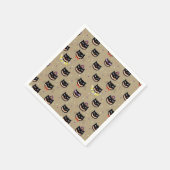 Serviette En Papier Halloween Napkin/Chats noirs (Coin)