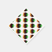 Serviette En Papier Halloween Napkin/La brasse de sorcière (Coin)