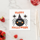 Serviette En Papier Halloween Napkin/Spider's (En situation)