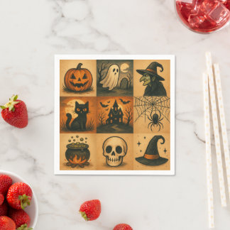 Serviette En Papier Halloween paper napkin