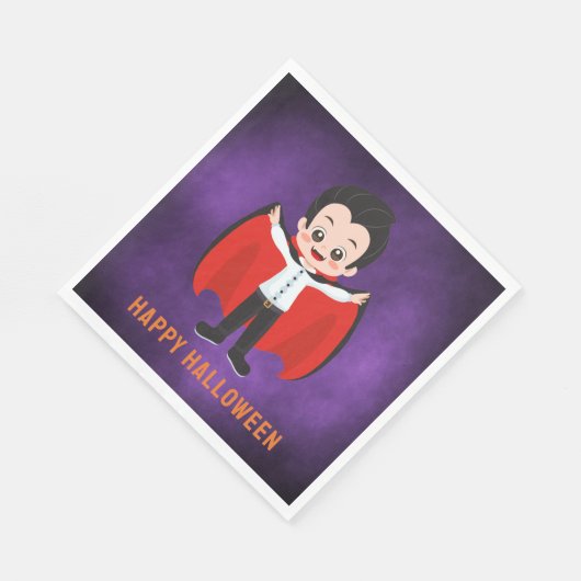 Serviette En Papier Halloween Party for Kids Vampire Papier (Coin)