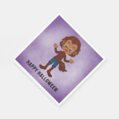 Serviette En Papier Halloween Party for Kids Werewolf Papier (Coin)