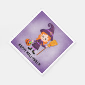Serviette En Papier Halloween Party for Kids Witpaper (Coin)