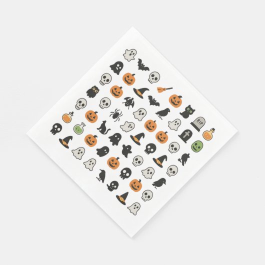 Serviette En Papier Halloween Party Servetten (Coin)