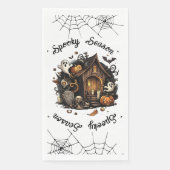 Serviette En Papier Halloween 👻 saison effrayante 💀 Serviettes 🍽️ (Devant)