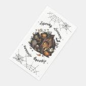 Serviette En Papier Halloween 👻 saison effrayante 💀 Serviettes 🍽️ (Coin)