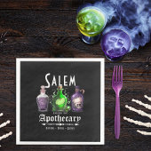 Serviette En Papier Halloween Salem Potions appothécaires Toniques Eli
