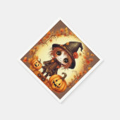 Serviette En Papier Halloween Scarecrow 1 (Coin)