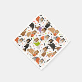 Serviette En Papier Halloween Shetland Sheepdog Shelty (Coin)