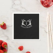 Serviette En Papier Halloween Skeleton Heart Fall (En situation)