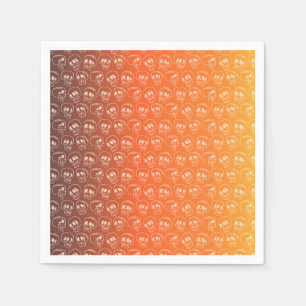 Serviette En Papier Halloween Skuls Papier Napkin
