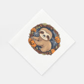 Serviette En Papier Halloween, Sloth, 31 octobre, Thanksgiving Class (Coin)