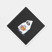 Serviette En Papier Halloween Slothful Design, voici mon costum humain (Coin)