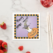 Serviette En Papier Halloween Smooth Collie (En situation)