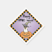 Serviette En Papier Halloween Smooth Collie (Coin)