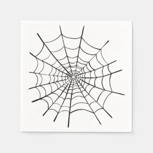 Serviette En Papier Halloween Spider Web