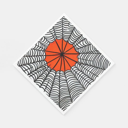 Serviette En Papier Halloween Spider Web (Coin)