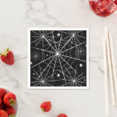 Serviette En Papier Halloween Spider Web (En situation)