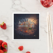 Serviette En Papier Halloween Spider Web Trick ou Traitements (En situation)