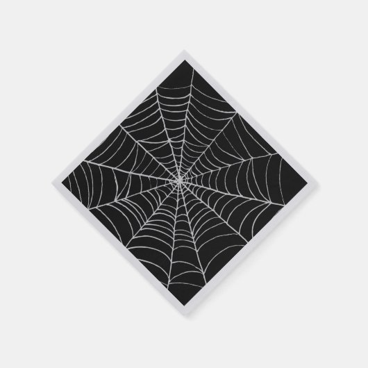 Serviette En Papier Halloween Spiderweb (Coin)