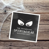 Serviette En Papier Halloween Spooktacular Éffrayant fantôme yeux