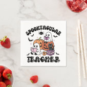 Serviette En Papier Halloween Spooktacular Professeur Ghost (En situation)