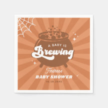 Halloween super Un Bébé Brasse Baby shower