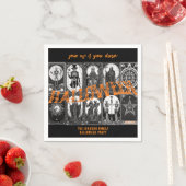Serviette En Papier Halloween Tarot Orange Cosplay Spooktacular Party (En situation)