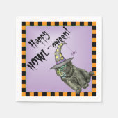 Serviette En Papier Halloween Terre-Neuve (Devant)