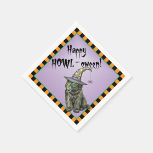 Serviette En Papier Halloween Terre-Neuve