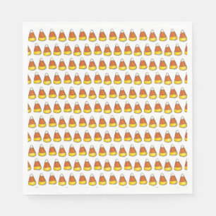 Serviette En Papier Halloween Thanksgiving Trick or Treat Candy Corn