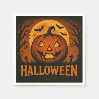Serviette En Papier Halloween-themed paper napkins