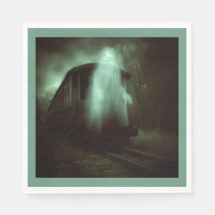 Serviette En Papier Halloween - Train Fantôme 2