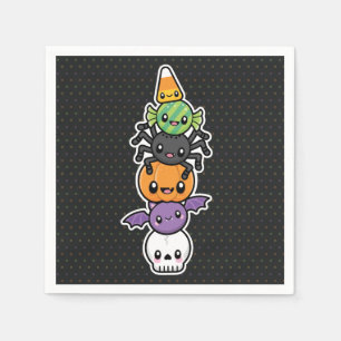 Serviette En Papier Halloween Traite les serviettes