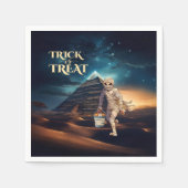 Serviette En Papier Halloween Trick of Treat maman (Devant)