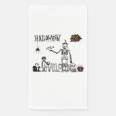 Serviette En Papier Halloween Trick ou Treat (Devant)